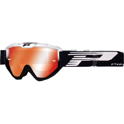 Main image of Pro Grip 3450FL Riot MX OTG Goggles (White/Black)