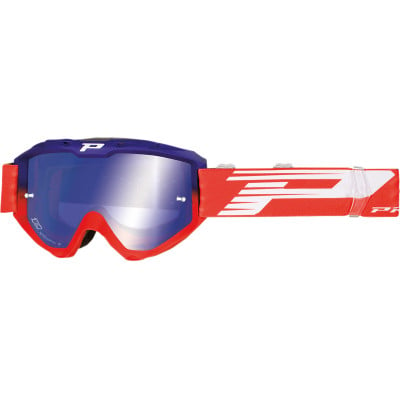 Main image of Pro Grip 3450FL Riot MX OTG Goggles (Blue/Red)