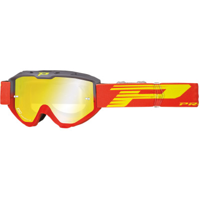 Main image of Pro Grip 3450FL Riot MX OTG Goggles (Gray/Red Flo)