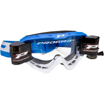 Main image of Pro Grip 3450 Riot Roll-Off MX Goggles (Light Blue/White)