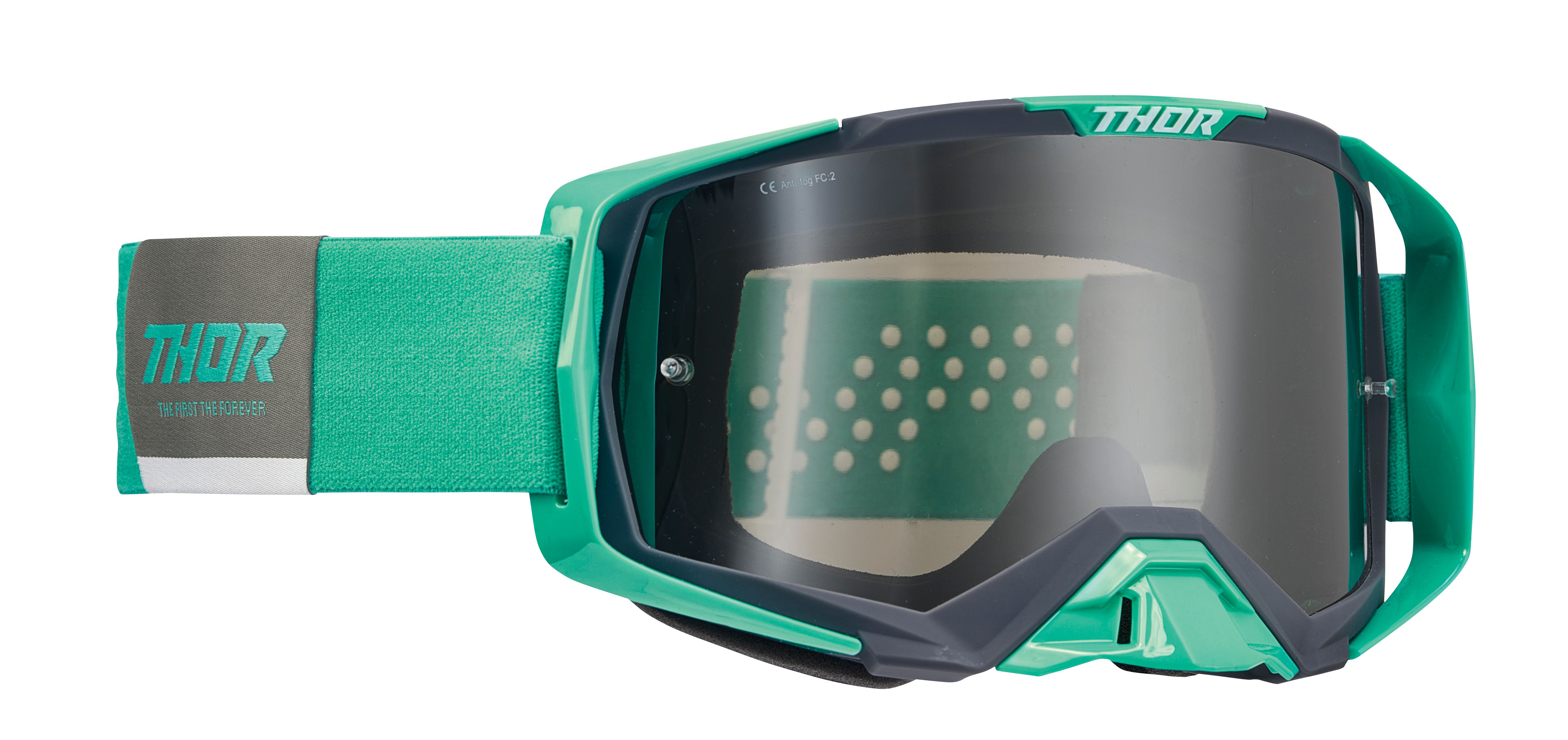 Main image of 2023 Thor Activate Goggle Teal/Charcoal (Mirror Smoke Lens)