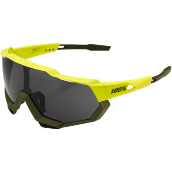 Main image of 100% Speedtrap Performance Sunglasses (Yellow/Black Mirror Lens)