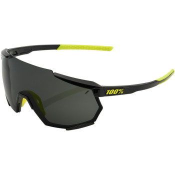 Main image of 100% Racetrap Performance Sunglasses (Gloss Black/Smoke Lens)