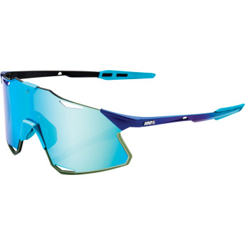 Main image of 100% Hypercraft Sunglasses (Matte Metallic/Blue Mirror)