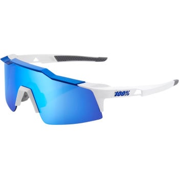 Main image of 100% Speedcraft SL Performance Sunglasses (White/Blue Mirror)