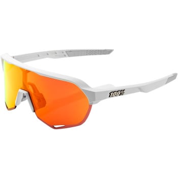 Main image of 100% S2 Performance Sunglasses (White/Red Mirror)