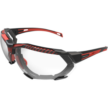 Main image of Forceflex FF4 Comfort Foam Sunglasses (Black/Red - Clear)