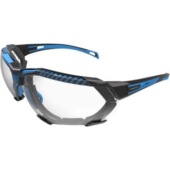 Main image of Forceflex FF4 Comfort Foam Sunglasses (Black/Blue - Clear)