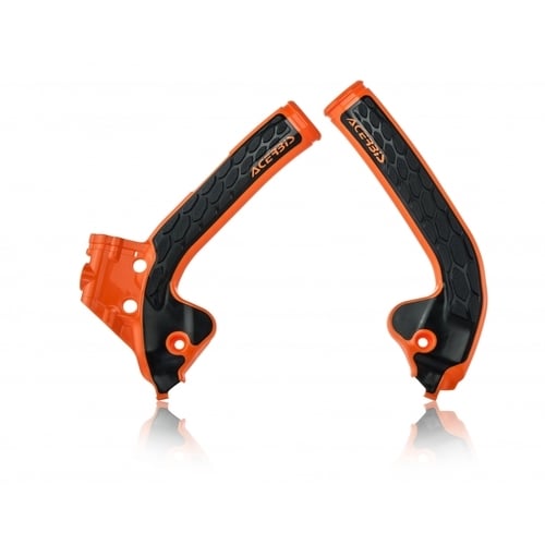 Main image of Acerbis X-Grip Frame Guards (Orange/Black) 85SX 18-22