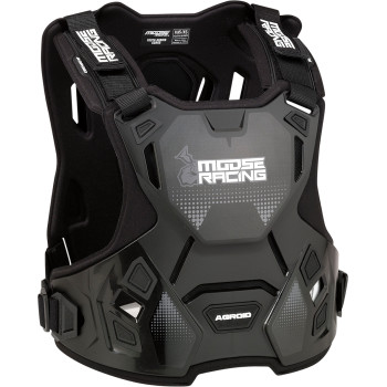 Main image of Moose Racing Youth Agroid Chest Guard (Black)