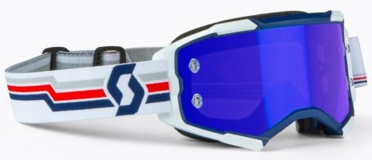 Scott Prospect Works Replacement Goggle Lens Electric Blue Chrome 