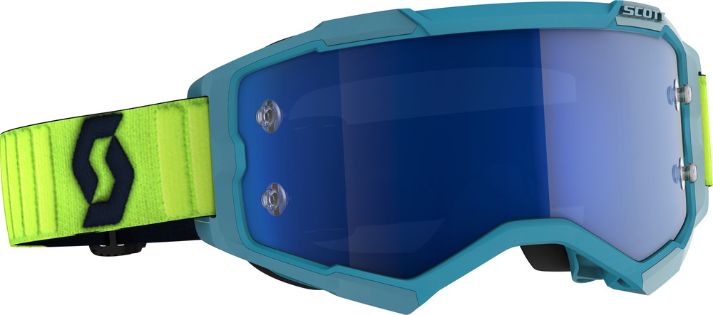 Main image of Scott Fury Goggles (Teal Blue/Neon Yellow)