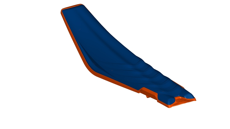 Main image of Acerbis X-Seat Soft KTM (Blue/Orange) 19-22