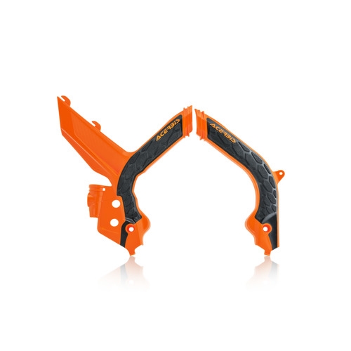 Main image of Acerbis X-Grip Frame Guards (Orange/Black) KTM 19-22