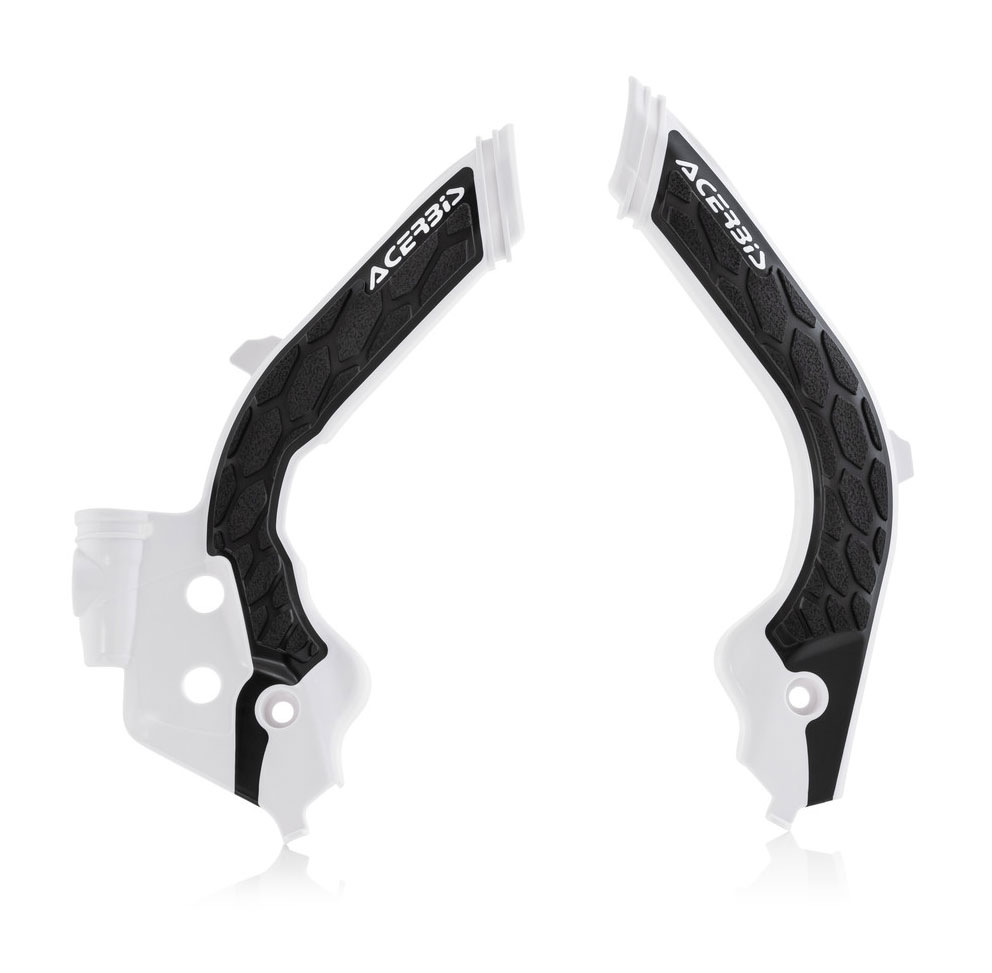 Main image of Acerbis X-Grip Frame Guards (White/Black) HQV 19-22