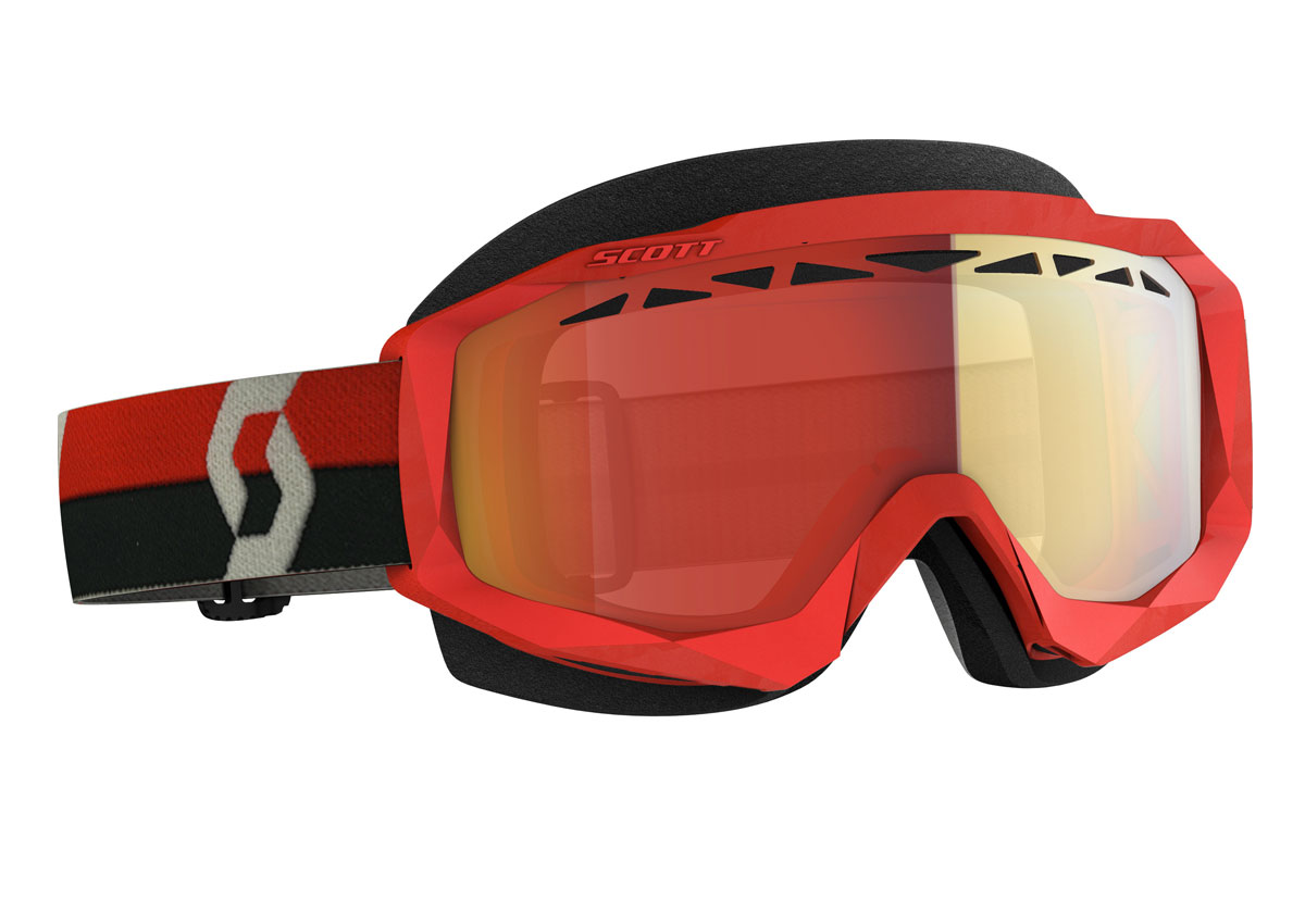 Main image of Scott Hustle X Snowcross Goggle (Red/Gray)