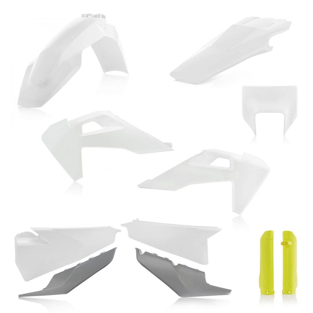 Main image of Acerbis Full Plastic Kit (White) Husqvarna TE/FE 20-22