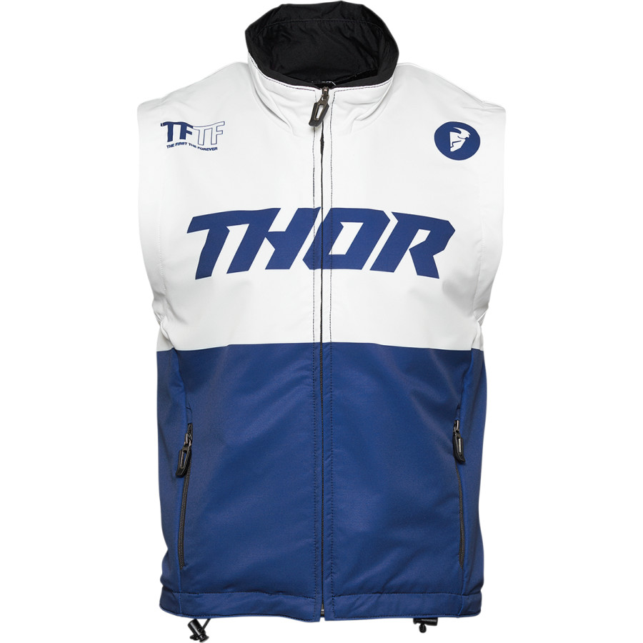 Main image of Thor Warm-Up Vest (Navy/White)