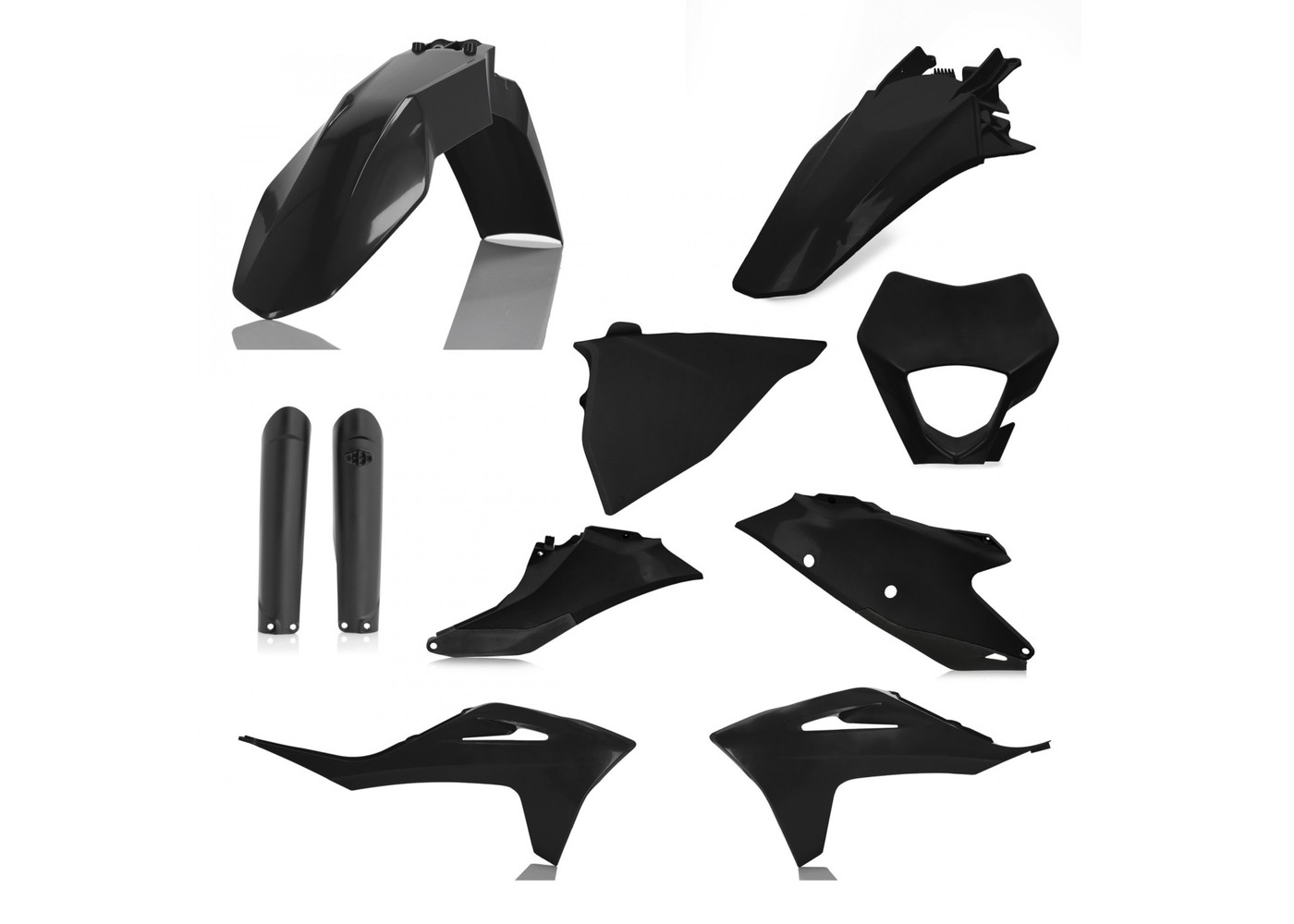 Main image of Acerbis Full Plastic Kit (Black) GasGas EC 2021