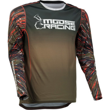 Main image of Moose Racing Stealth Agroid Jersey (Green/Orange)