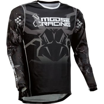 Main image of Moose Racing Stealth Agroid Jersey (Black/White)