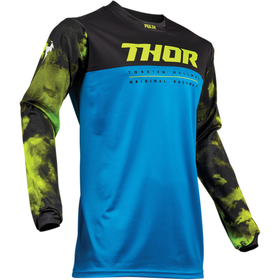 AOMC.mx: 2019 Thor Pulse Air Acid Jersey (Electric Blue/Black)