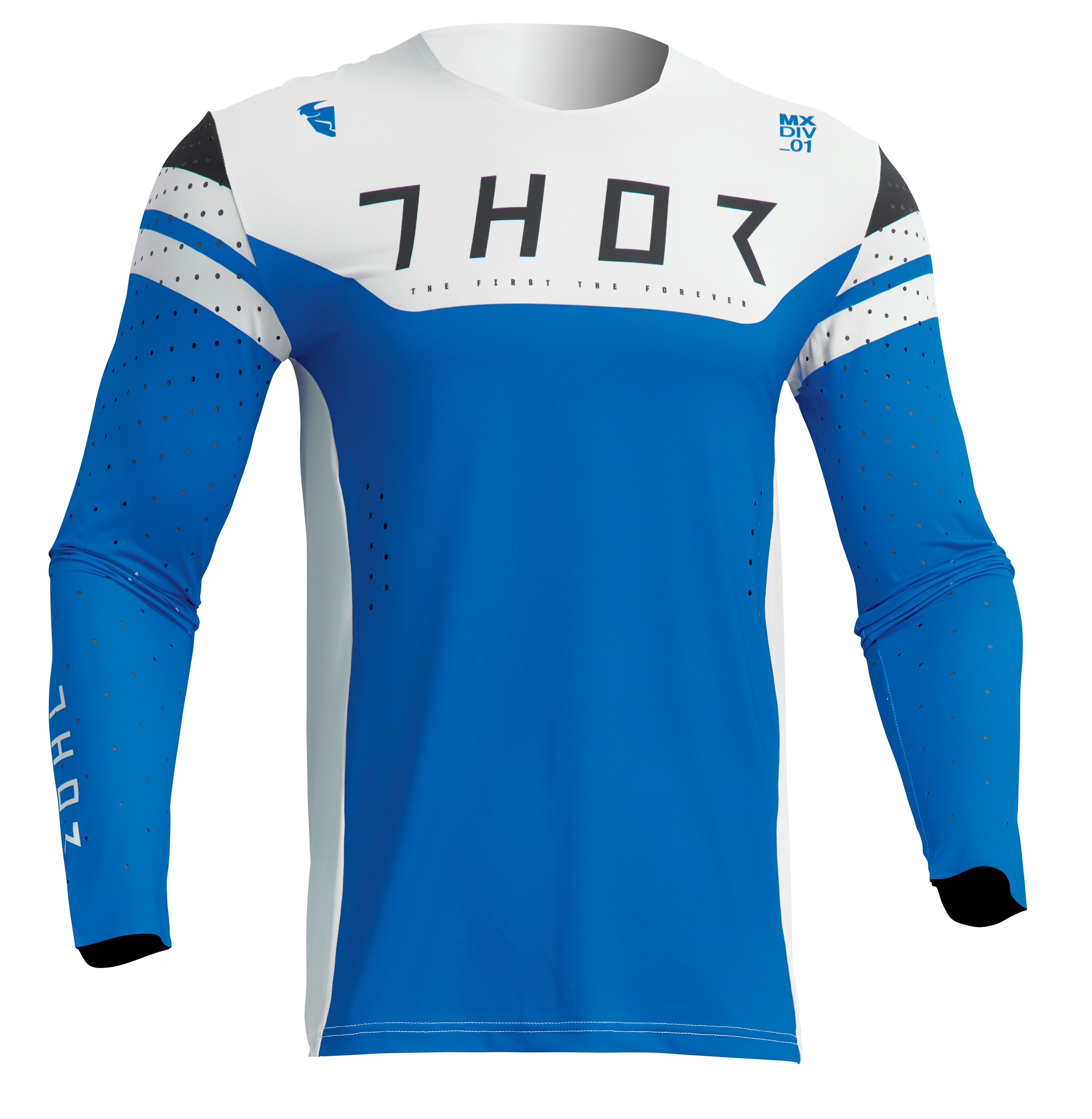 Main image of 2023 Thor Prime Rival Jersey (White/Blue)