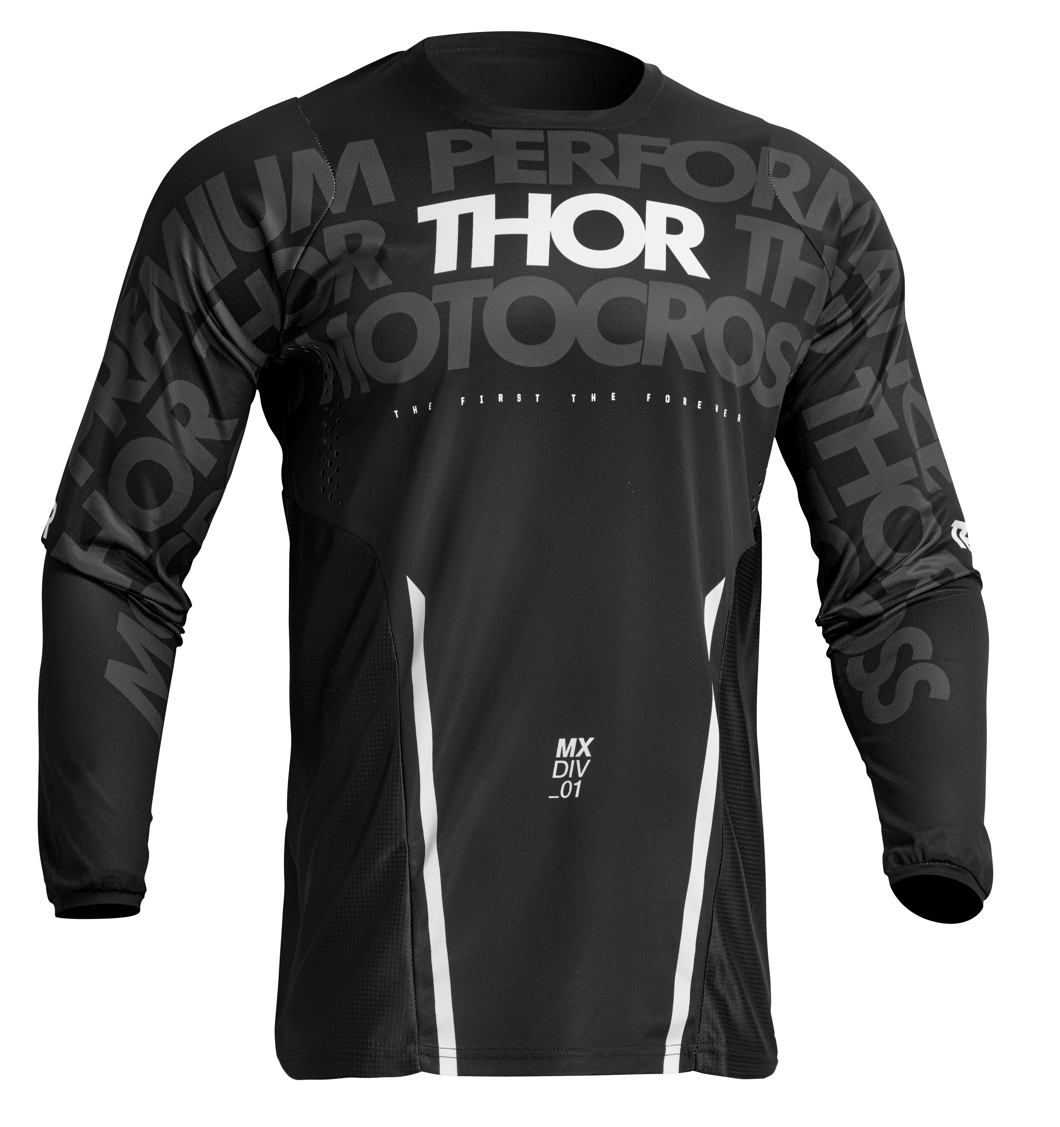 Main image of Thor Pulse Mono Jersey (Black/White)