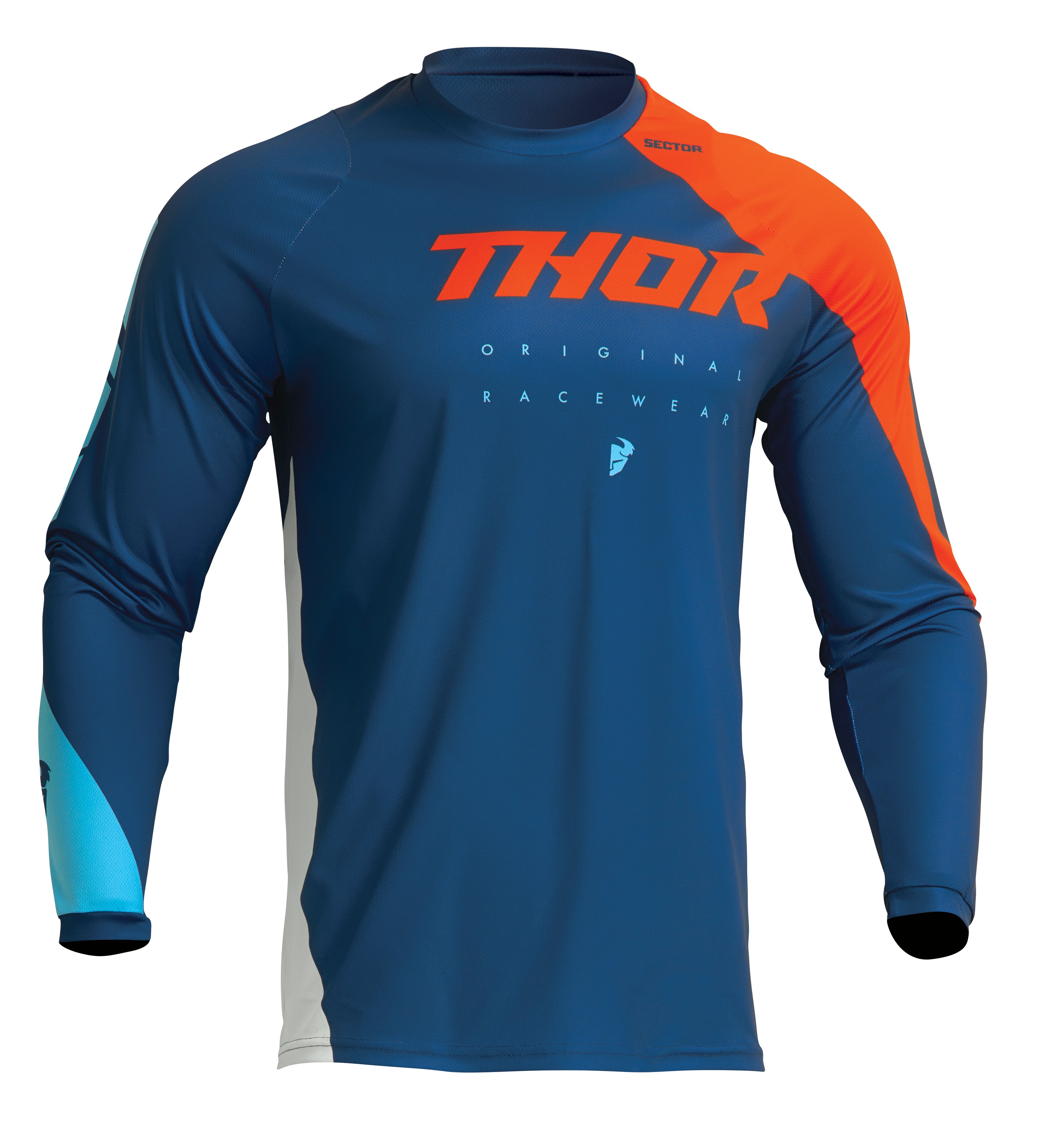 Main image of 2023 Thor Sector Edge Jersey (Navy/Red)