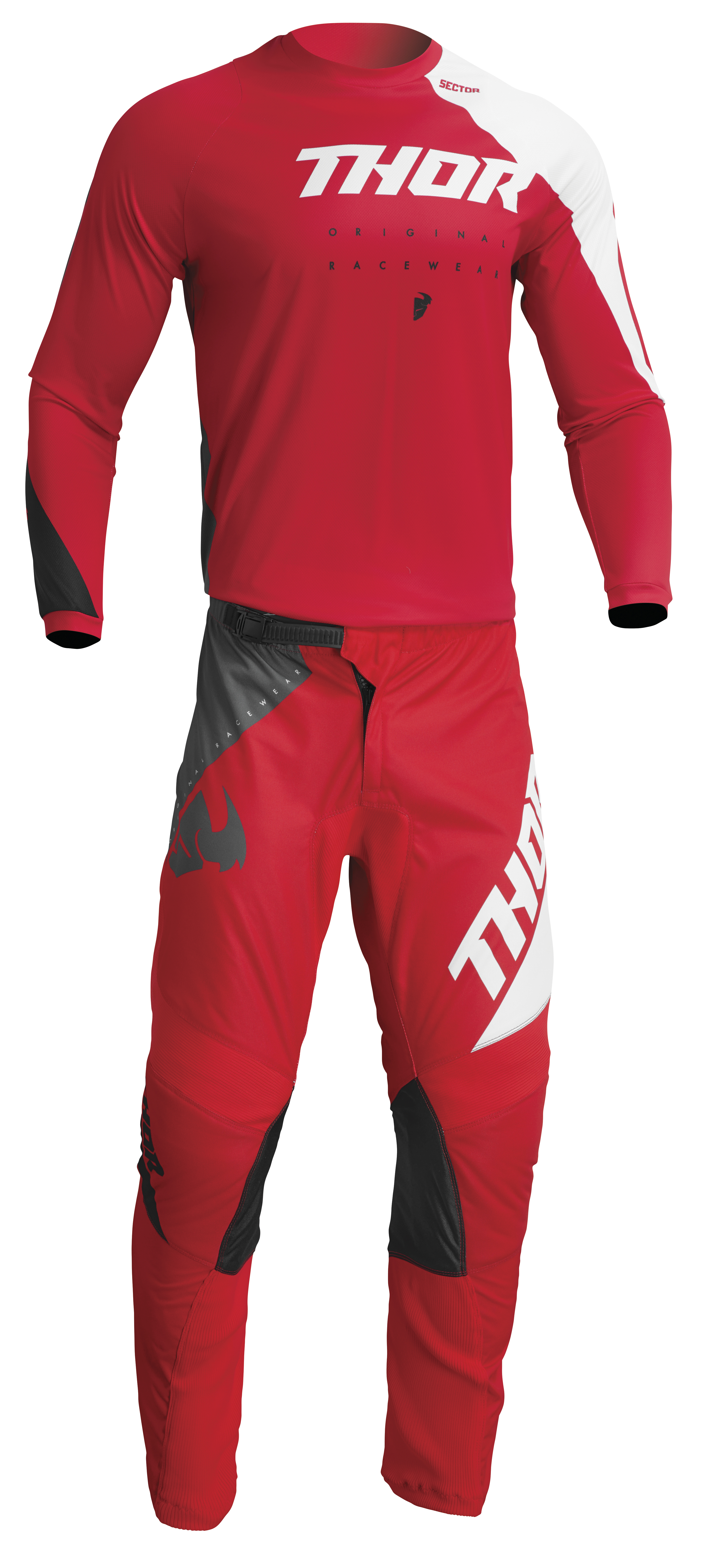 Main image of 2023 Thor Sector Edge Gear Set (Red/White)