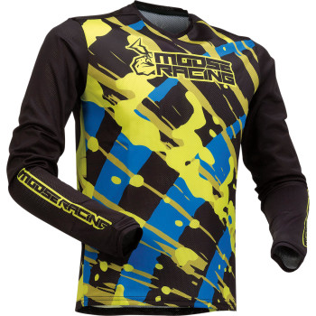 Main image of Moose Racing Youth Agroid Mesh Jersey (Blue/Hi-Vis)