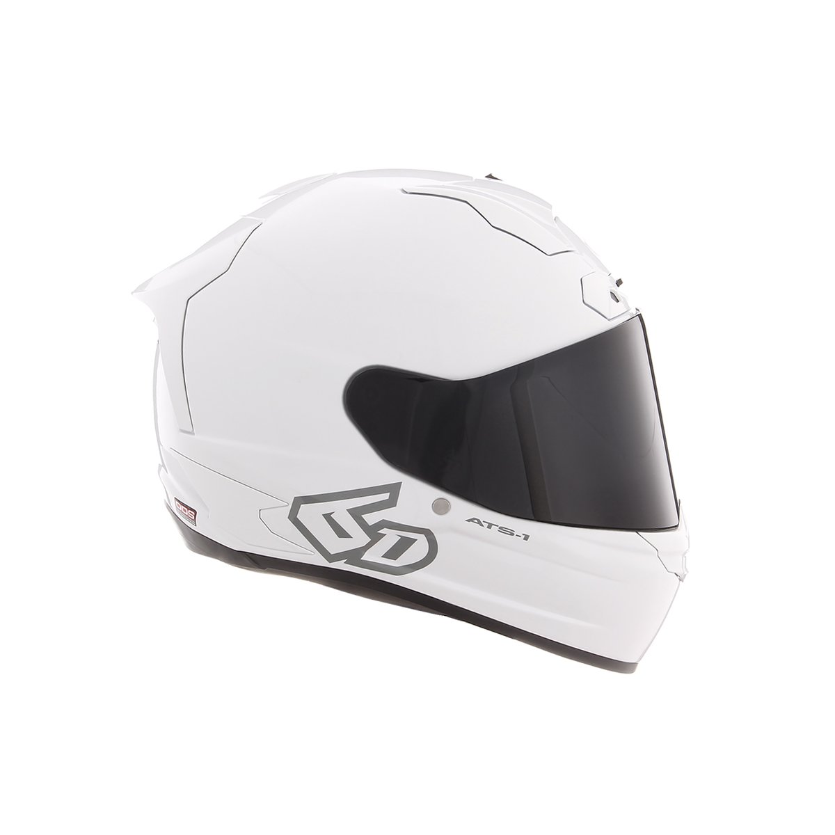 Main image of 6D ATS-1R Solid Gloss Helmet (White)