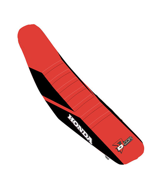 Main image of D'Cor '19 Geico Honda CRF Seat Cover (Black/Red)