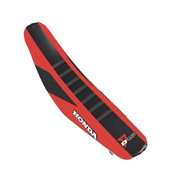 Main image of D'Cor '20 Geico Honda CRF Seat Cover (Black/Red)