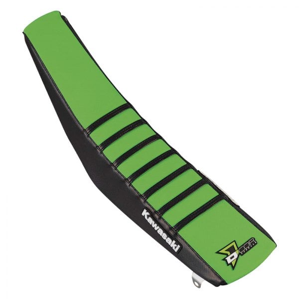 Main image of D'Cor Kawasaki KX/KXF Mek Team Seat Cover (Black/Green)