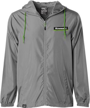 Main image of 2020 Kawasaki Windbreaker Jacket (Charcoal)