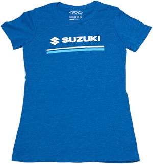 Main image of Suzuki Stripes Womens Tee (Heather Royal)