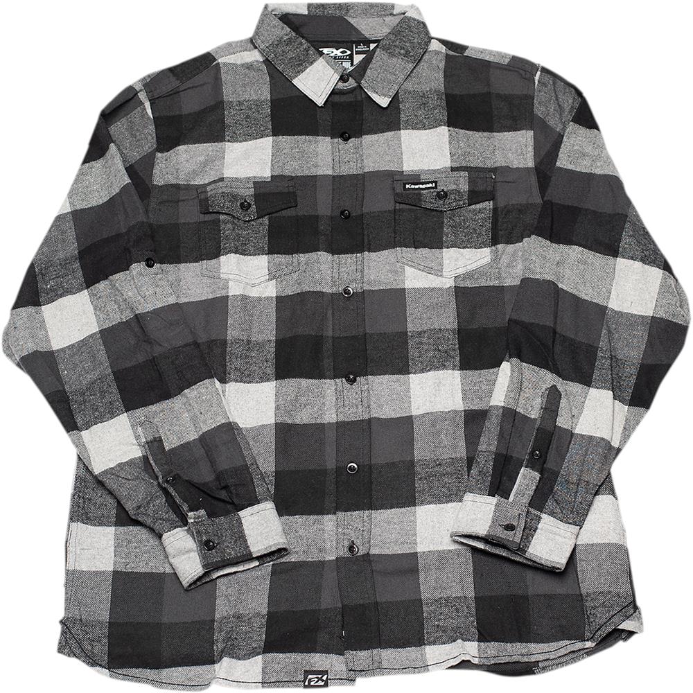 Kawasaki Flannel (Black/Grey): AOMC.mx