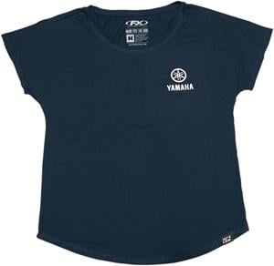 Main image of Yamaha Tuning Fork Womens Tee (Navy)