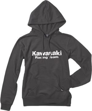 Main image of Kawasaki Racing Womens Hoodie (Charcoal)