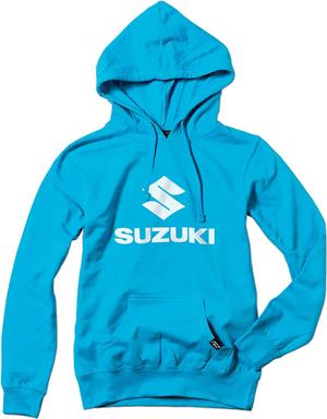 Main image of Suzuki Stacked Womens Hoodie (Aqua)