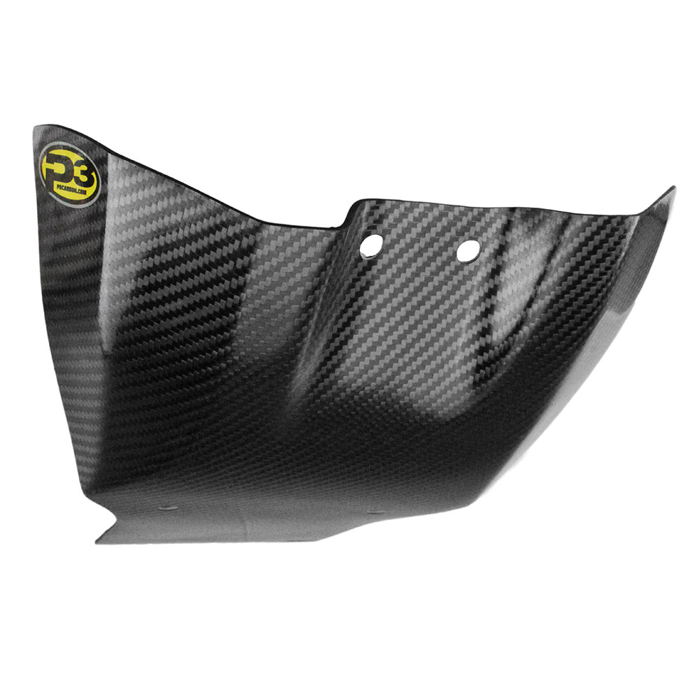 Main image of P3 Carbon Skid Plate Yamaha YZ125 05-22