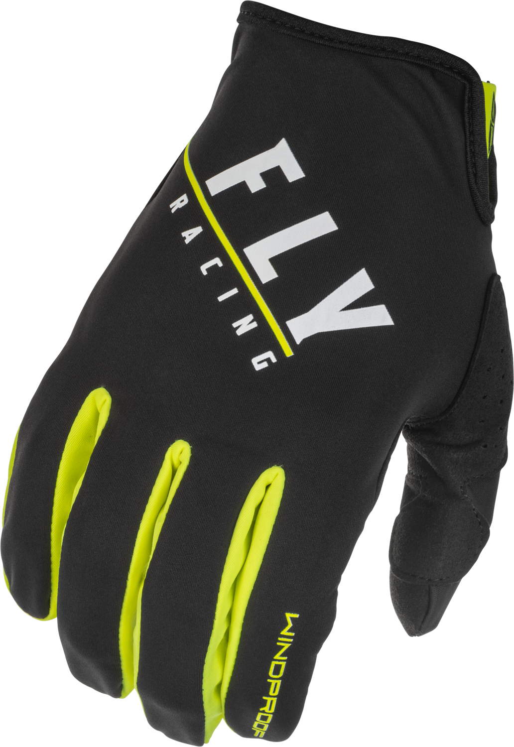 Main image of 2022 Fly Racing Windproof Gloves (Black/Yellow)