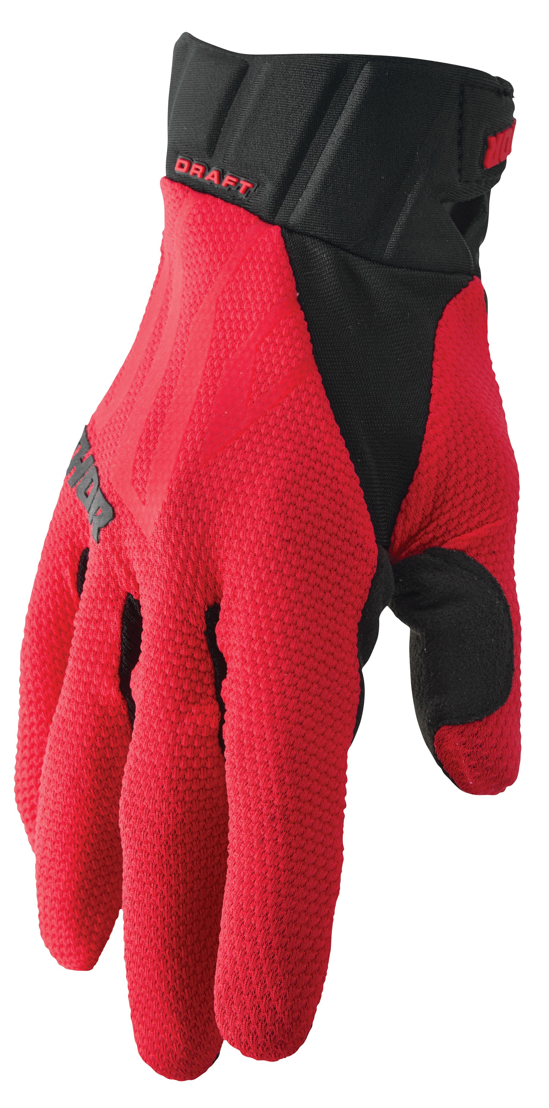 Main image of 2023 Thor Draft Gloves (Red/Black)