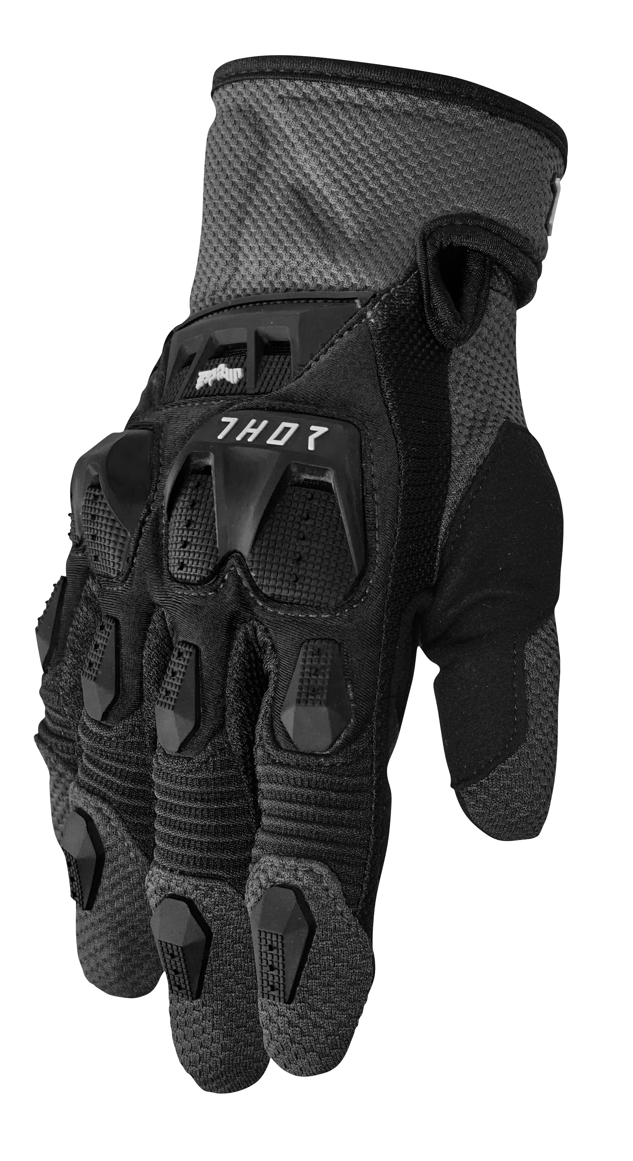 Main image of 2023 Thor Terrain Gloves (Black/Charcoal)