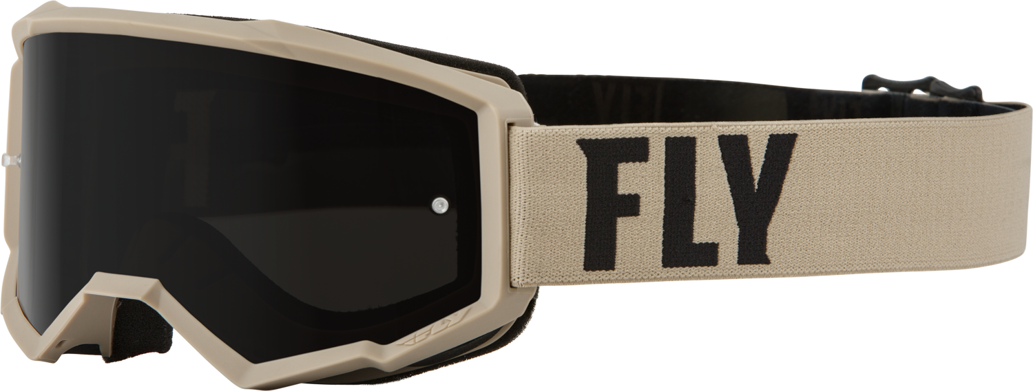 Main image of 2022 Fly Racing Focus Sand Goggle with Smoke Lens (Khaki/Brown)