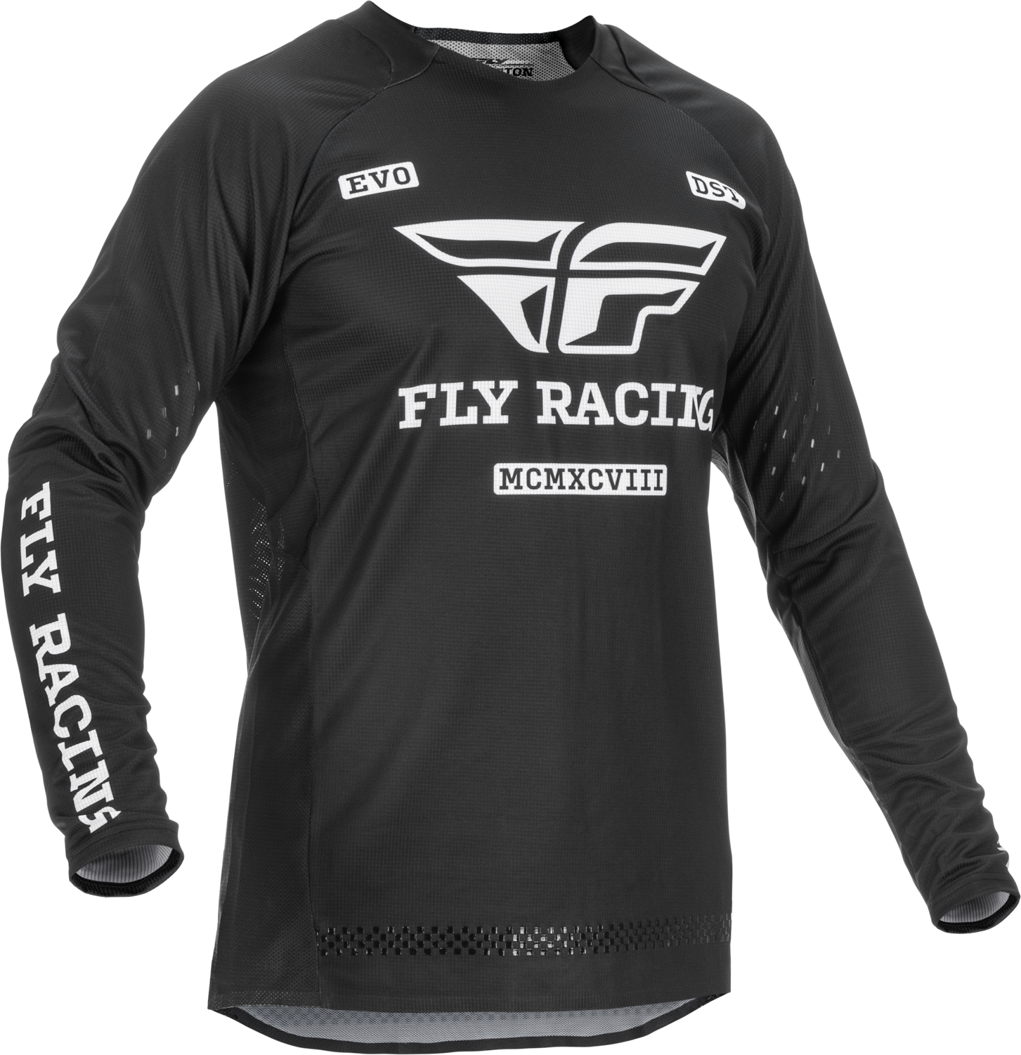 Main image of 2022 Fly Racing Evolution DST Jersey (Black/White)