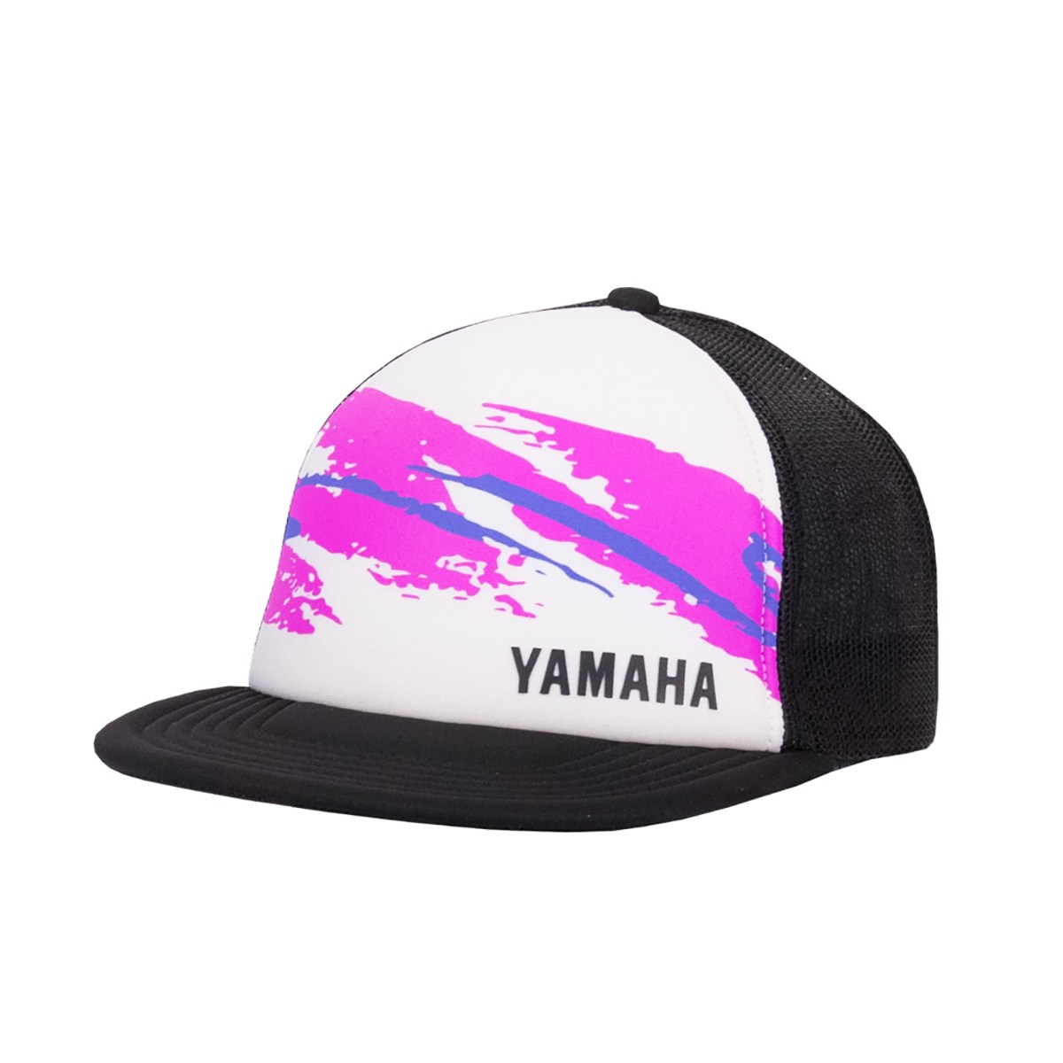 Main image of 2021 Yamaha Motosport Graffiti Flat Bill Hat (Pink/White)