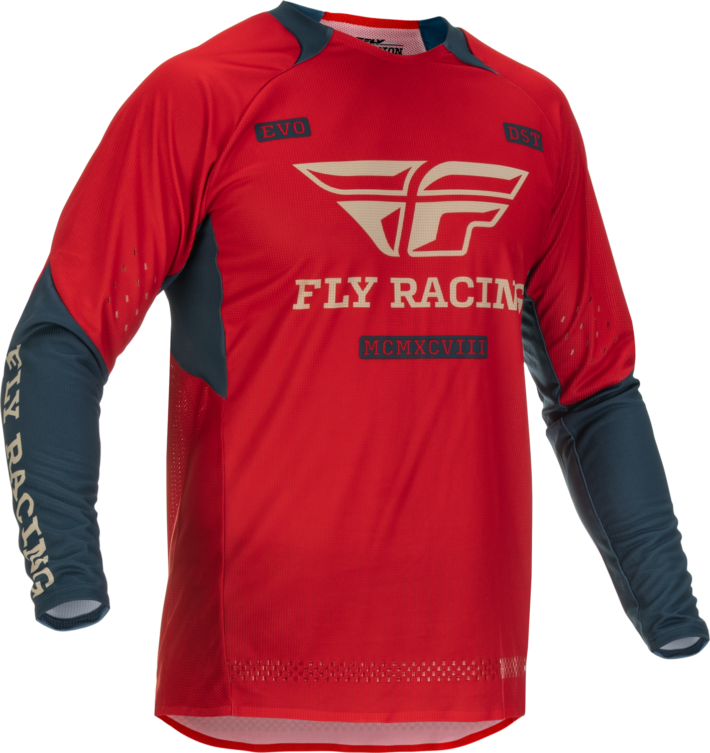 Main image of 2022 Fly Racing Evolution DST Jersey (Red/Grey)