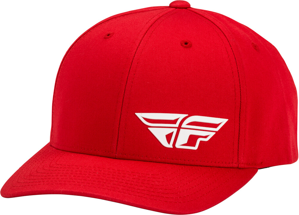 Main image of Fly Racing F-Wing Snap Back Hat (Red)